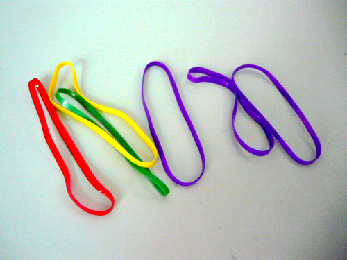 彩色TPU防老化橡皮筋