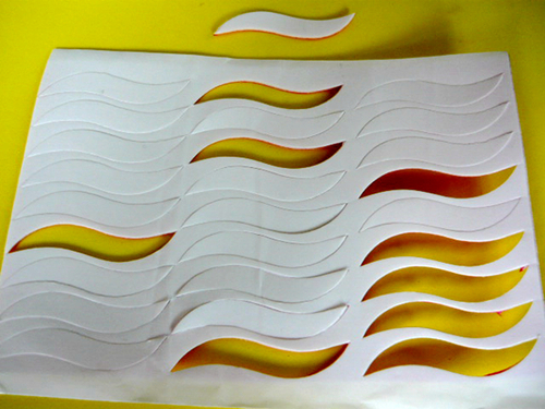 背胶冲型杂件脚垫