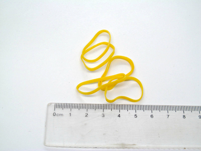 彩色普通料TPE一次性橡皮筋