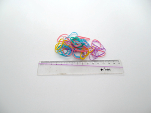 彩色普通料TPE一次性橡皮筋
