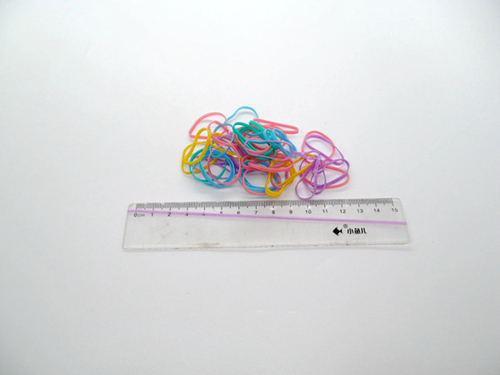 彩色普通料TPE一次性橡皮筋